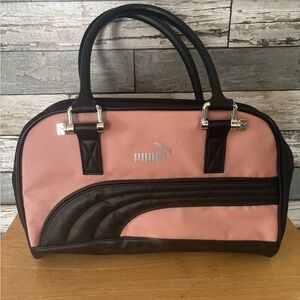 Puma Women's Pink and Black Shoulder Bag